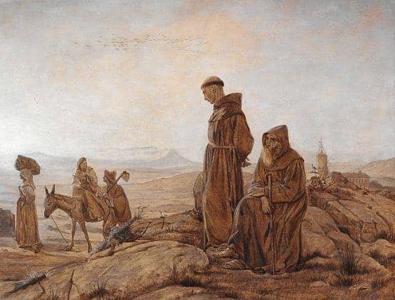 two monks by carl bloch