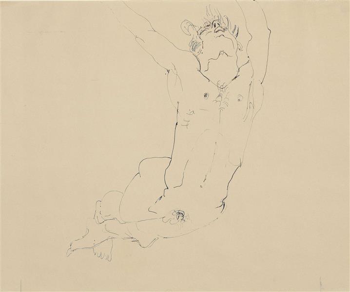 male nude by mark tobey