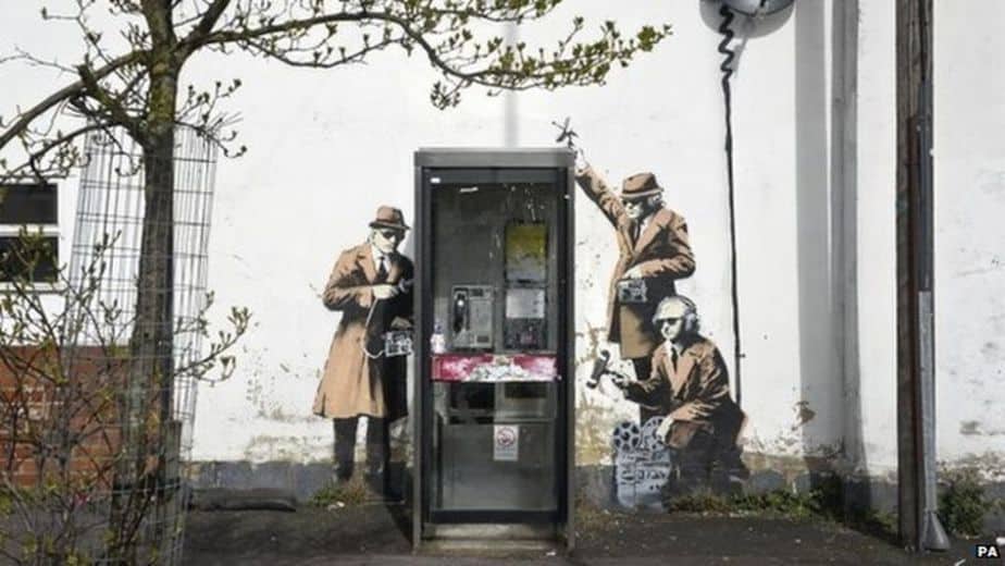 GCHQ Government Spies Telephone Box – Cheltenham 