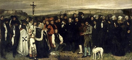 A Burial At Ornans, Gustave Courbet: