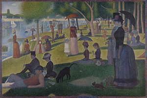 Cubism art depicted by A Sunday Afternoon on the Island of La Grande Jatte