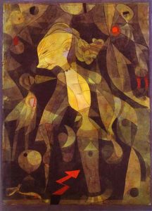 A Young Lady’s Adventure painting by Paul klee