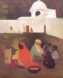 Ancient Storyteller by Amrita Sher-Gil