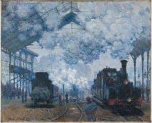 Arrival of the Normandy Train by claude monet