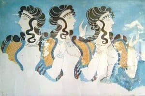 Art of the Minoans queen fresco