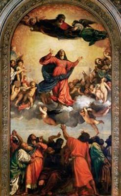 Motherhood in Art depicted by Assumption of Virgin