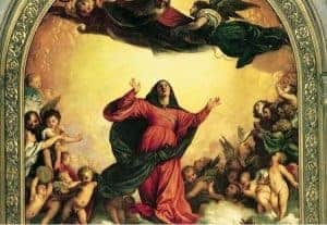 Women in Art depicted by Assumption of Virgin