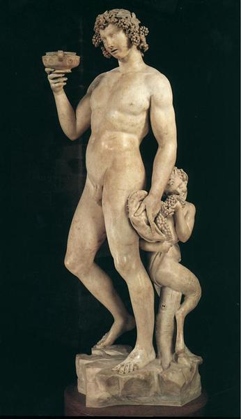 bacchus by michelangelo