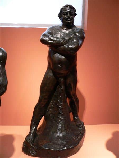 balzac nude with his arms crossed by auguste rodin