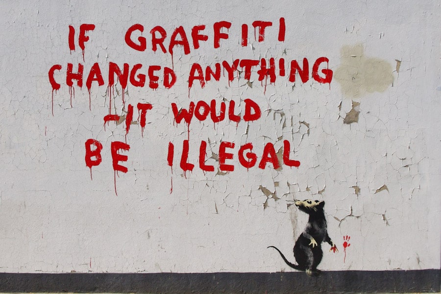 famous Banksy artwork