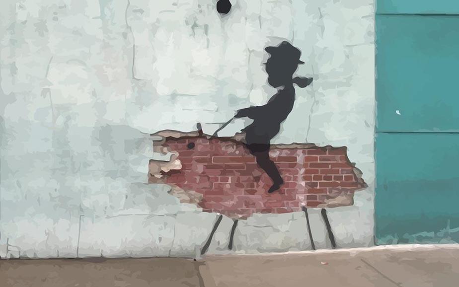 Rodeo Cowboy Kid – New York by Banksy