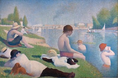 Nature in Art depicted by Bathers at Asnieres