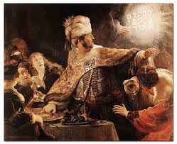 Belshazzar's Feast by Rembrandt