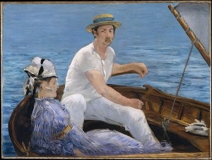Boating Painting by Edouard Manet.