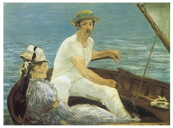 Boating by claude monet