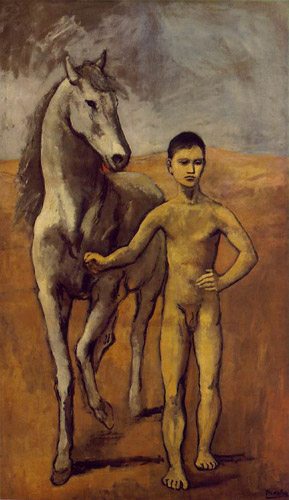 Boy Leading a Horse by Pablo picasso