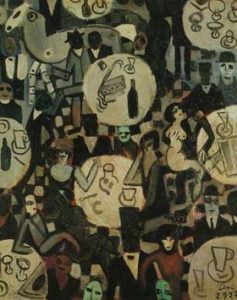 Women in Art depicted by Cabaret Scene