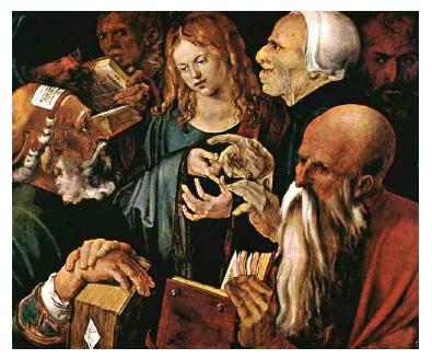 Spirituality in Art depicted by Christ among Doctors