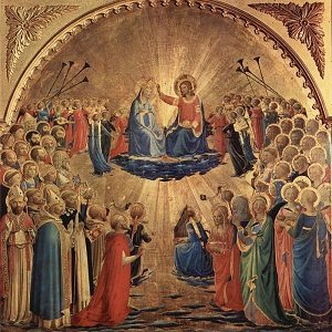 Women in Art depicted by Coronation of the Virgin