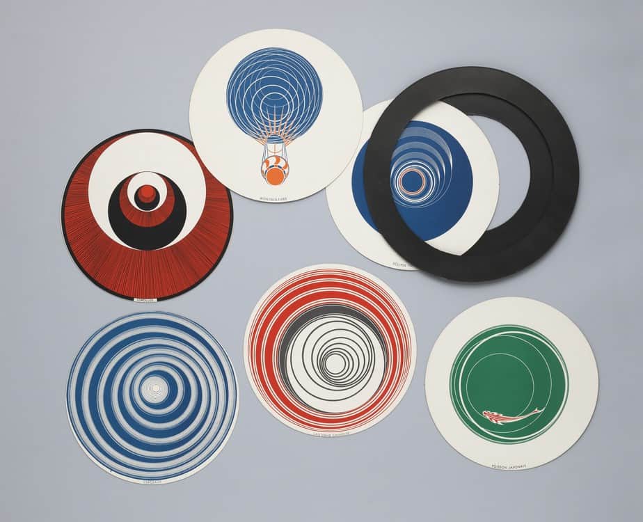 Rotoreliefs famous artwork by Marcel Duchamp 
