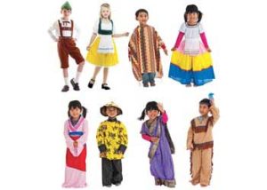 Cultural dress-up box