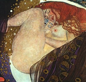 Danaë by Gustav Klimt