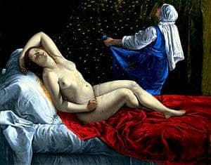 Danae by Artemisia Gentileschi