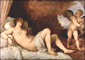 Motherhood in Art depicted by Danae with Nursemaid