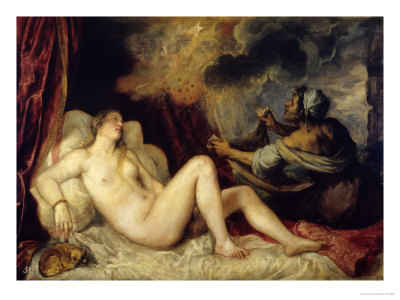 Danae with Nursemaid by Titian