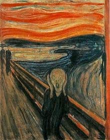 Nature in Art depicted by Der Schrei der Natur (The Scream of Nature)