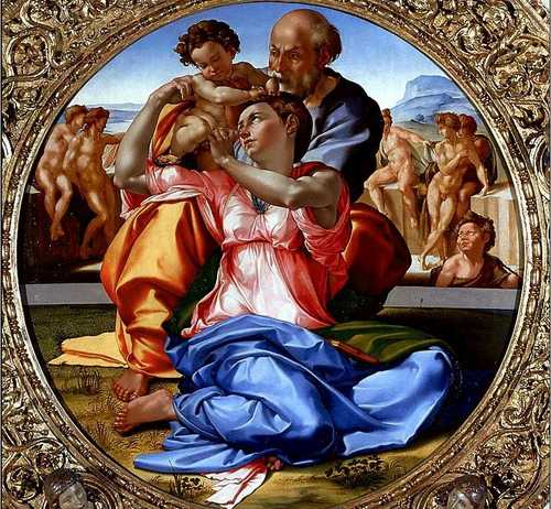 Love in Art depicted by Doni Tondo