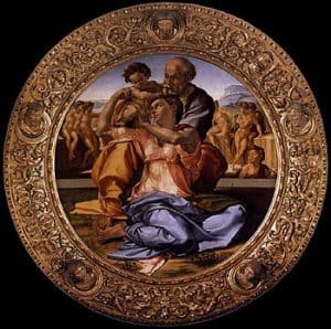 Motherhood in Art depicted by Doni Tondo