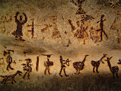 Early cave drawings