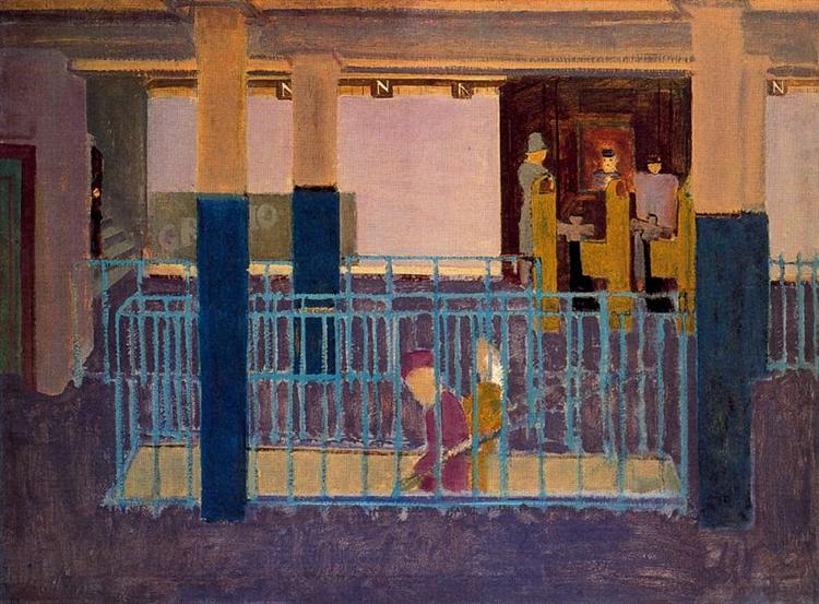 entrance to subway by mark rothko