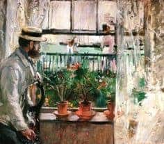 Eugene Manet on the Isle of Wight by Berthe Morisot