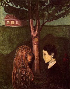 Eye in Eye by Edvard Munch
