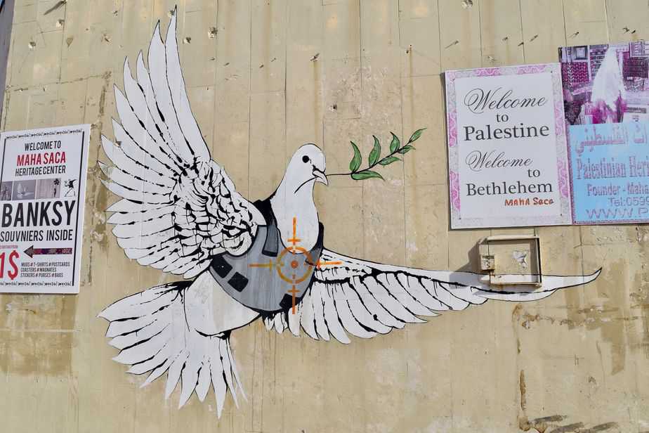 ove of Peace – Bethlehem By Banksy