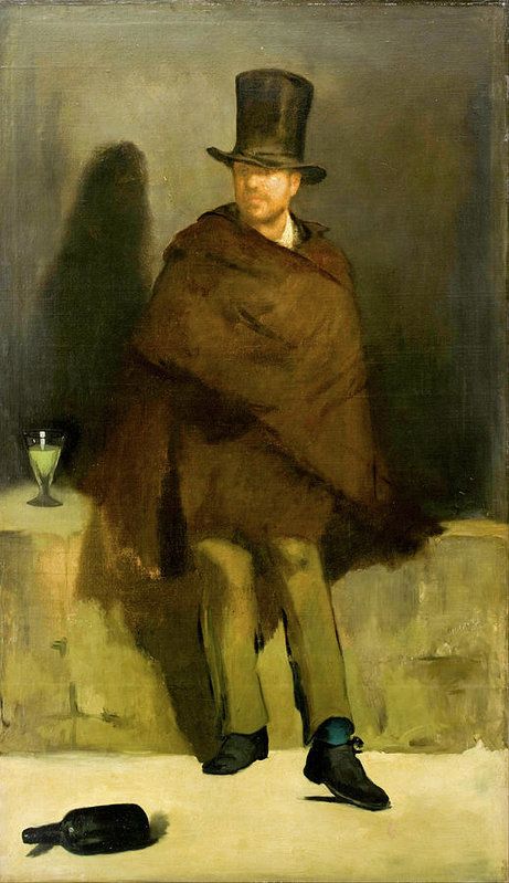 The Absinthe Drinker By Edouard Manet 