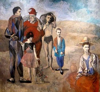 Family of Saltimbanques by Pablo Picasso