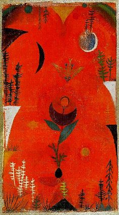 Flower Myth painting by Paul klee