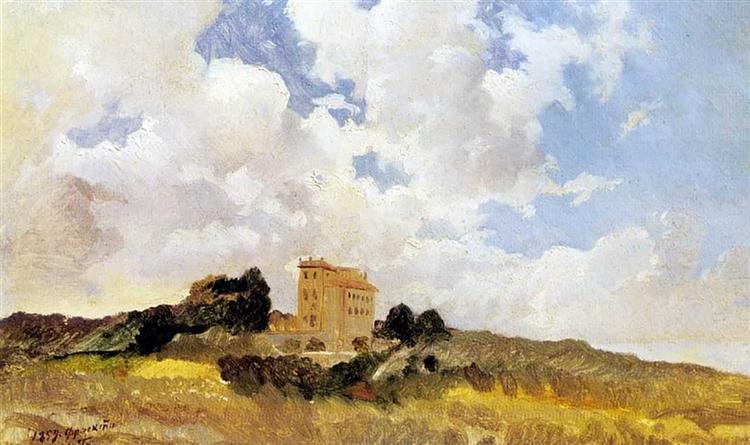 frascati clouds by nikolai ge