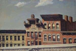 From Williamsburg Bridge by Edward Hopper