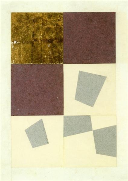 geometric collage by Jean Arp