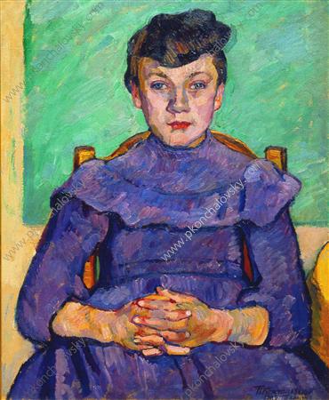 girl from arles by pyotr konchalovsky