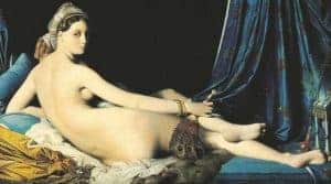 Beauty in Art depicted by Grande Odalisque