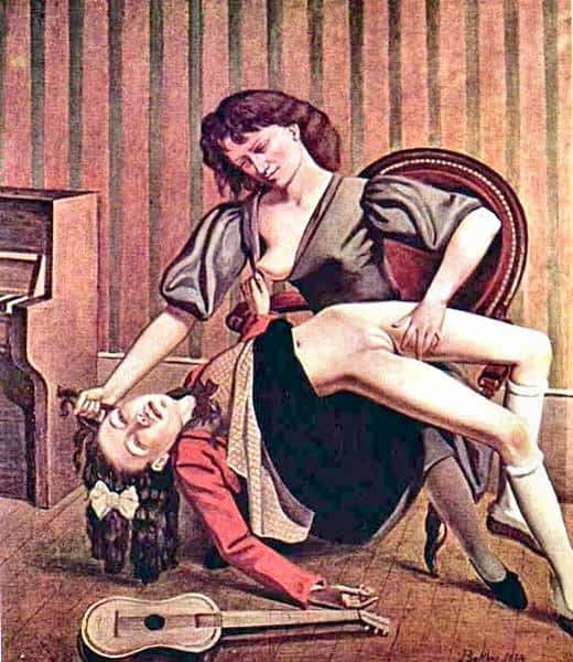 guitar lesson by Balthus