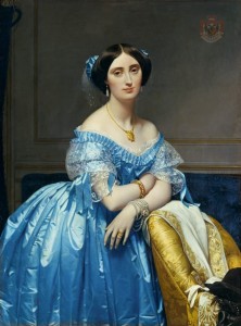 Portrait of Princesse de Broglie Painting by Jean Auguste Dominique Ingres