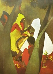 Haldi Grinders by Amrita Sher-Gil