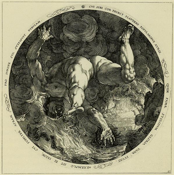 ixion by hendrick goltzius