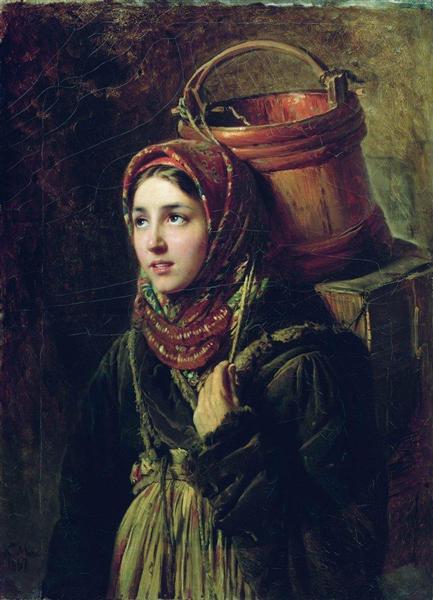 herring dish by konstantin makovsky